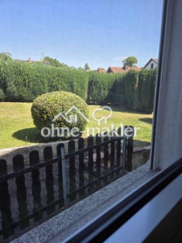 Ausblick Garten aus Küche EG