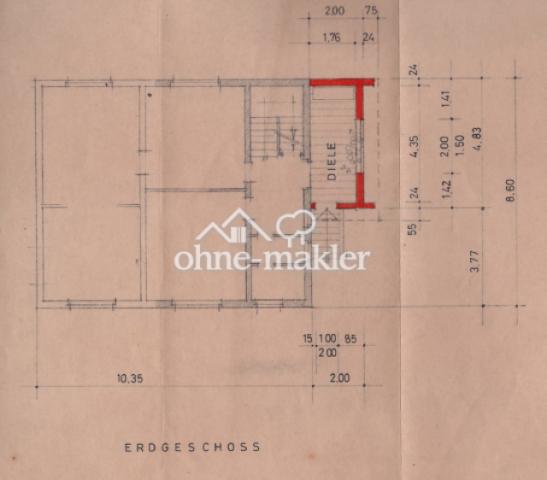 Grundriss Anbau EG