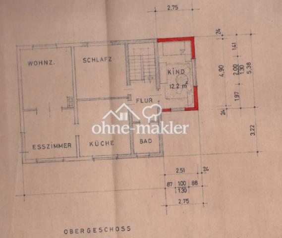 Grundriss Anbau DG