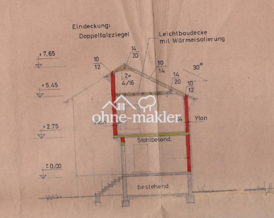 Querschnitt Anbau