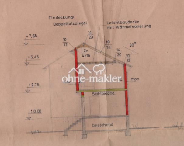 Querschnitt Anbau