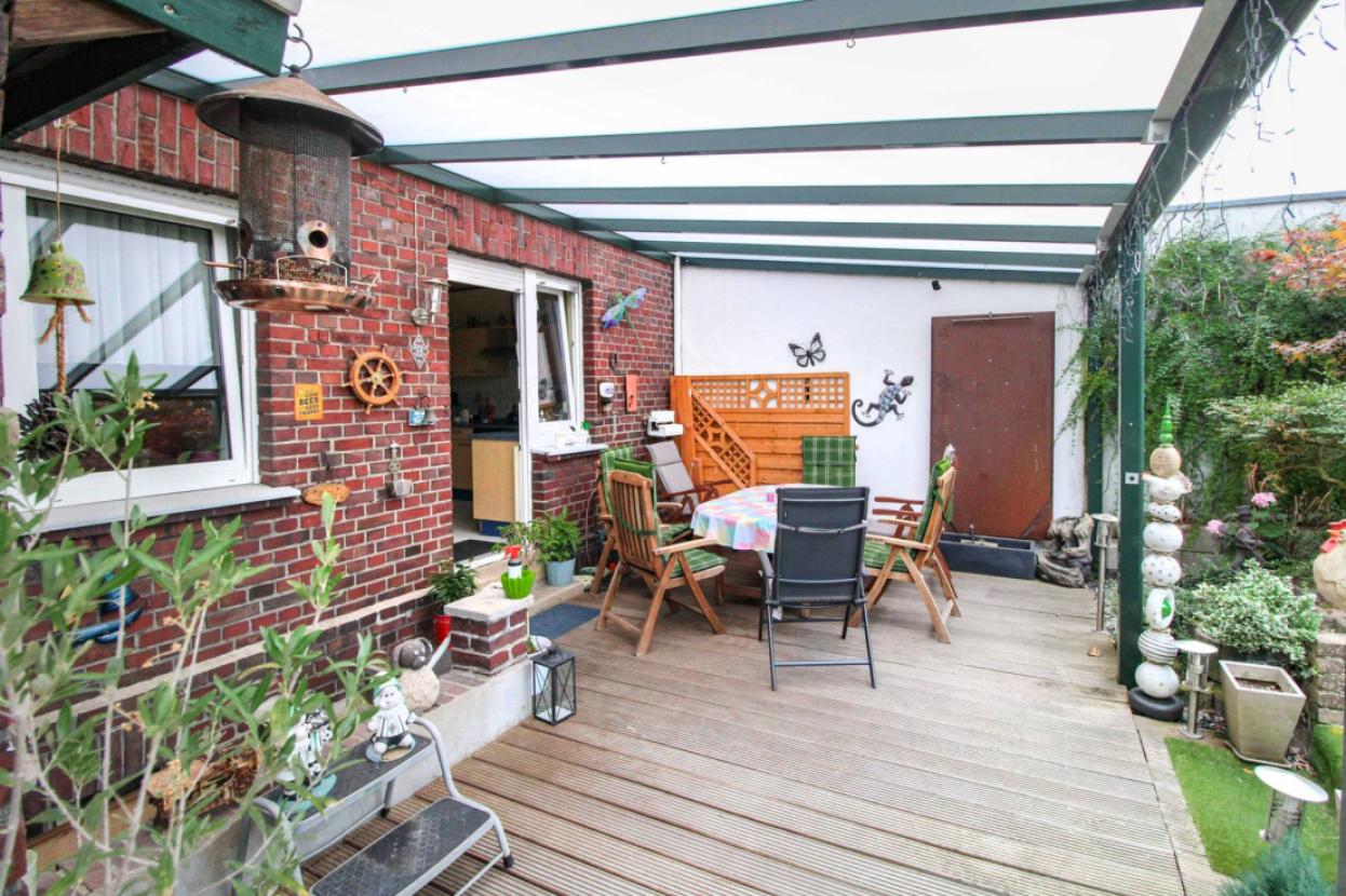 Überdachte Terrasse