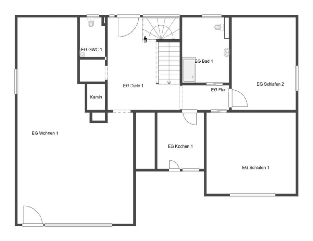 Grundriss Skizze EG