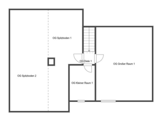 Grundriss Skizze 1.OG