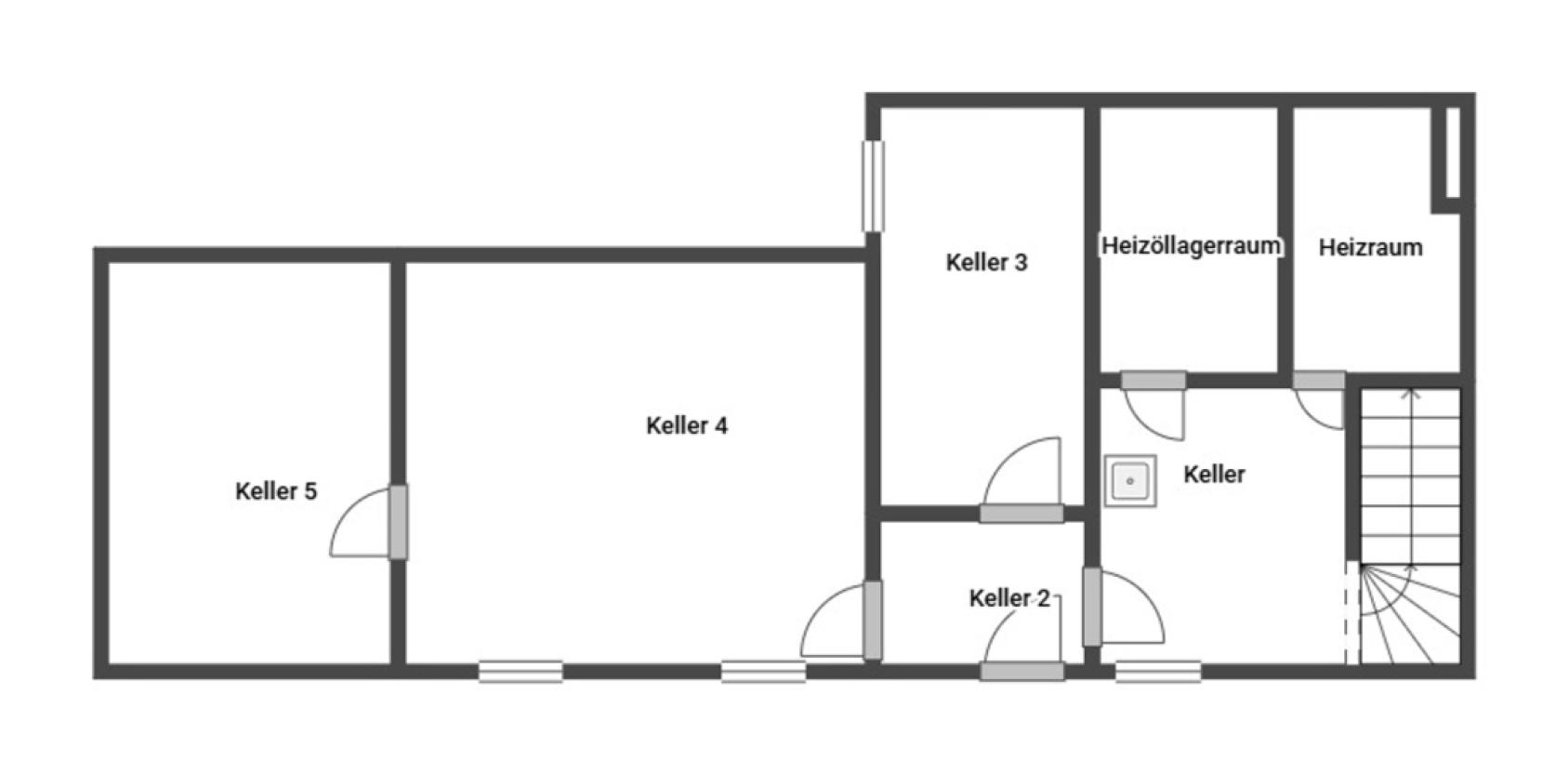 Grundriss Skizze UG