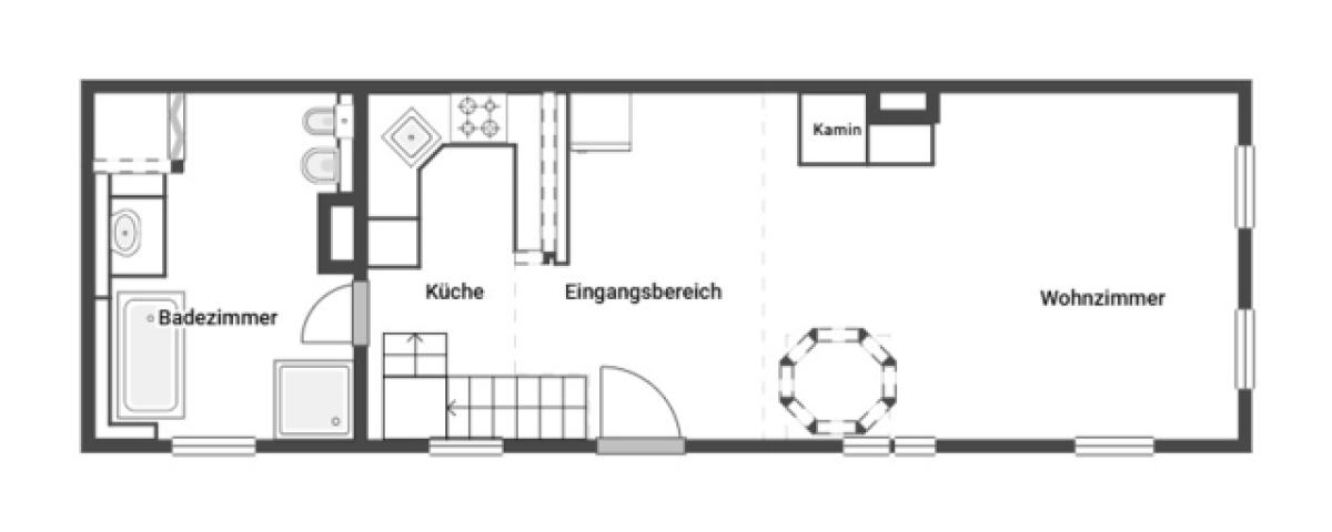 Grundriss Skizze EG