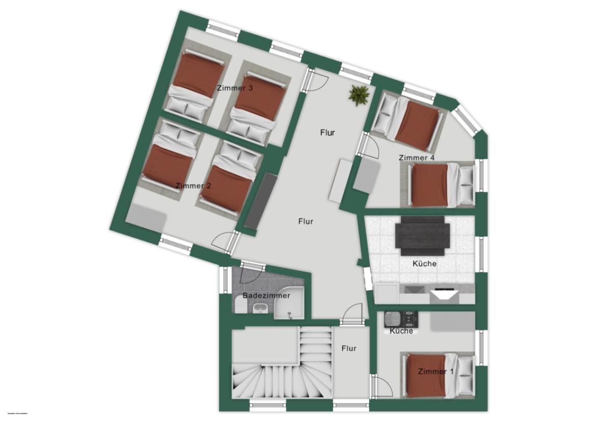 Grundriss 1.Obergeschoss