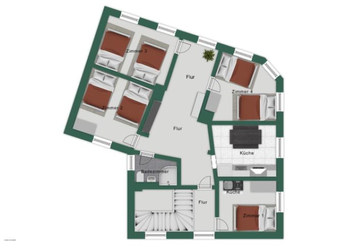 Grundriss 1.Obergeschoss
