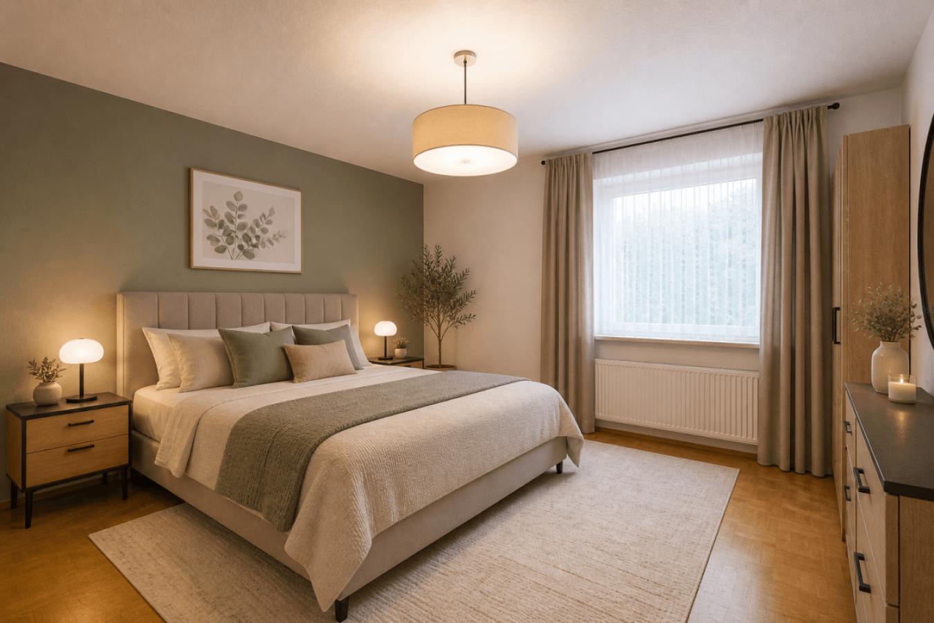 Schlafzimmer - Einrichtungsbeispiel