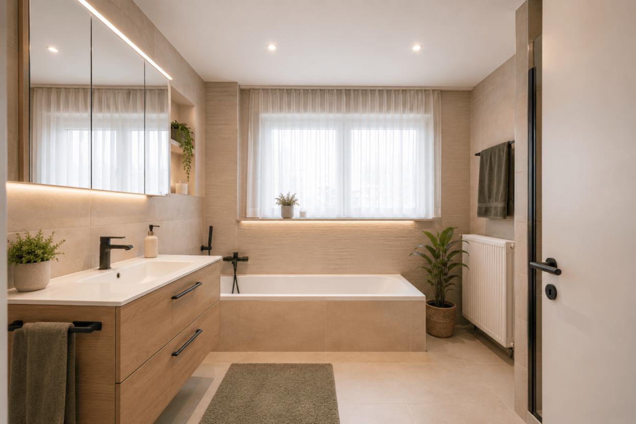 Badezimmer - Einrichtungsbeispiel