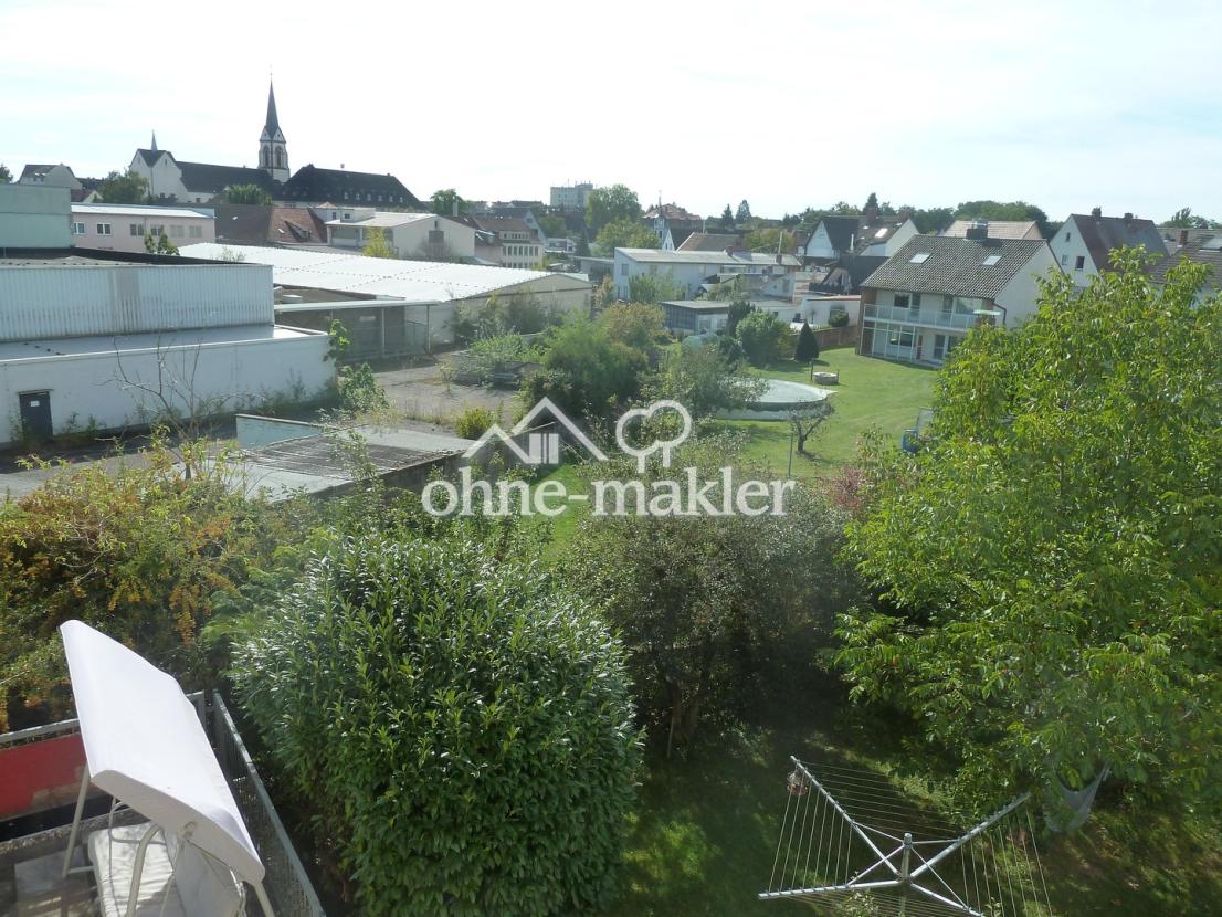 Ausblick vom Balkon