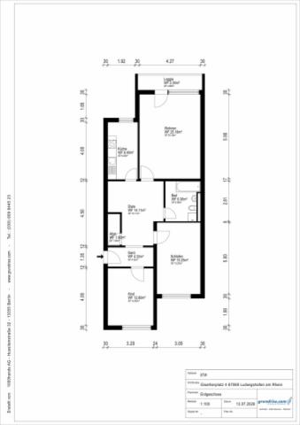 Grundriss Wohnung Nr.26