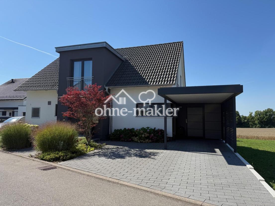 Nordansicht Carport