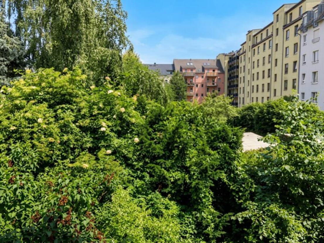 Blick in Innenhof-Karree