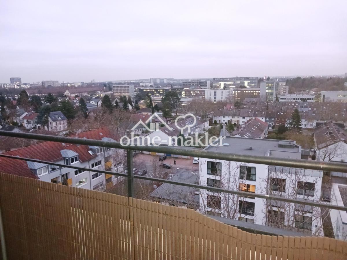 Blick vom Balkon