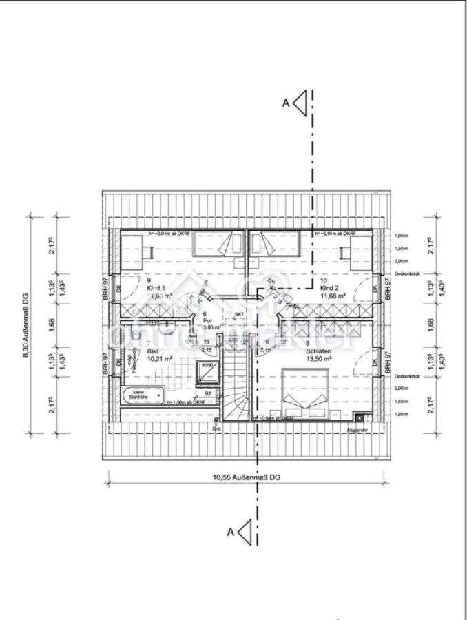 Grundriss Dachgeschoss