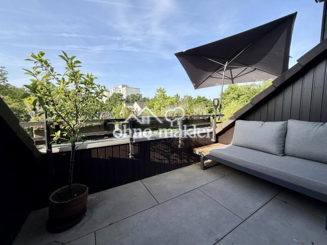 Loggia in Morgensonne