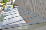 Carport vor Garage_Glasdach