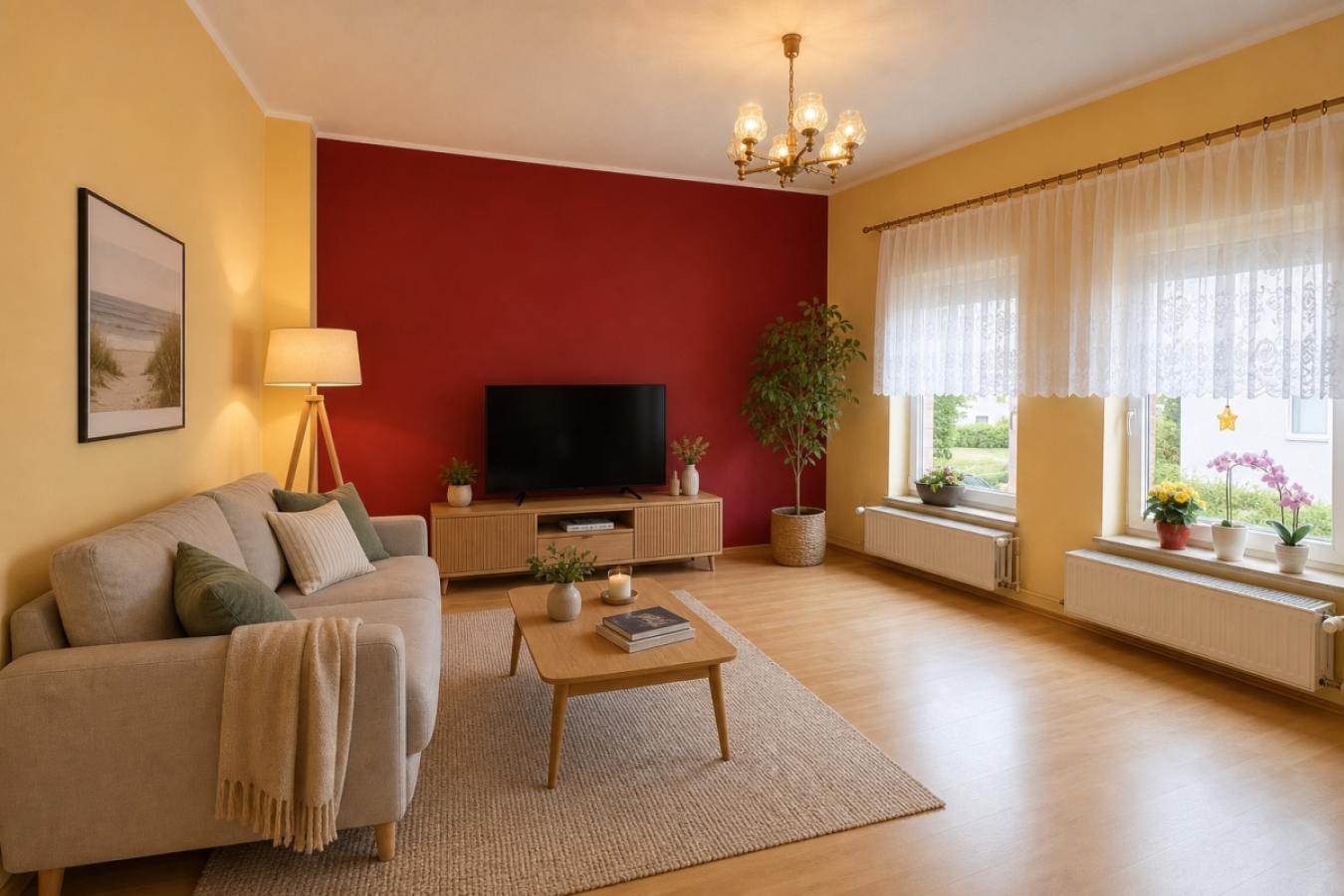 Einrichtungsbeispiel Wohnzimmer 