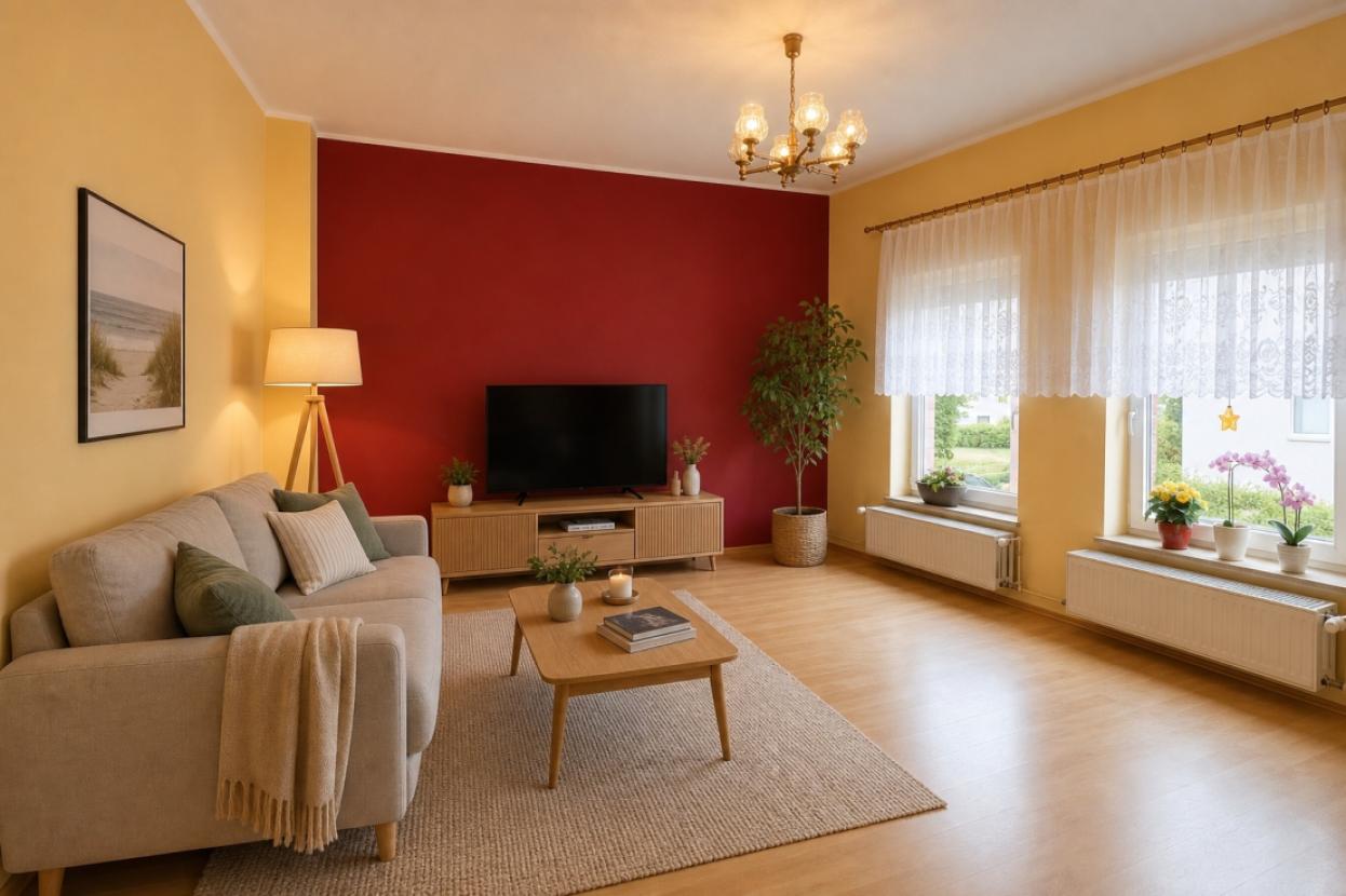 Einrichtungsbeispiel Wohnzimmer 