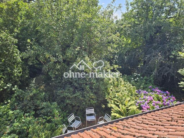 Blick aus der Dachgaube Bad DG