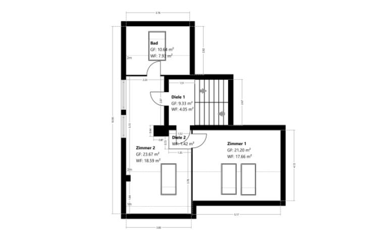 Grundriss Skizze 2.OG