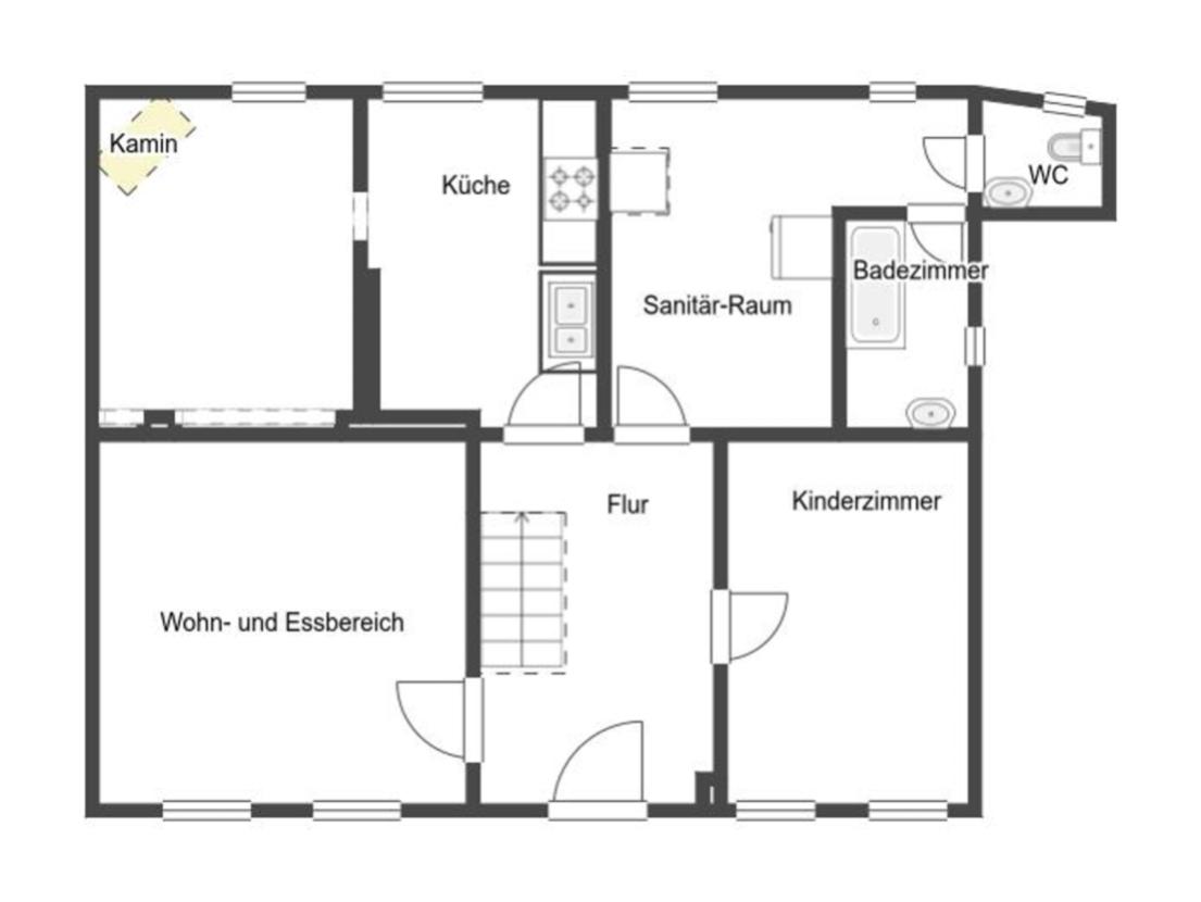 Grundriss Skizze EG
