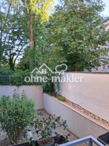 Blick vom Balkon