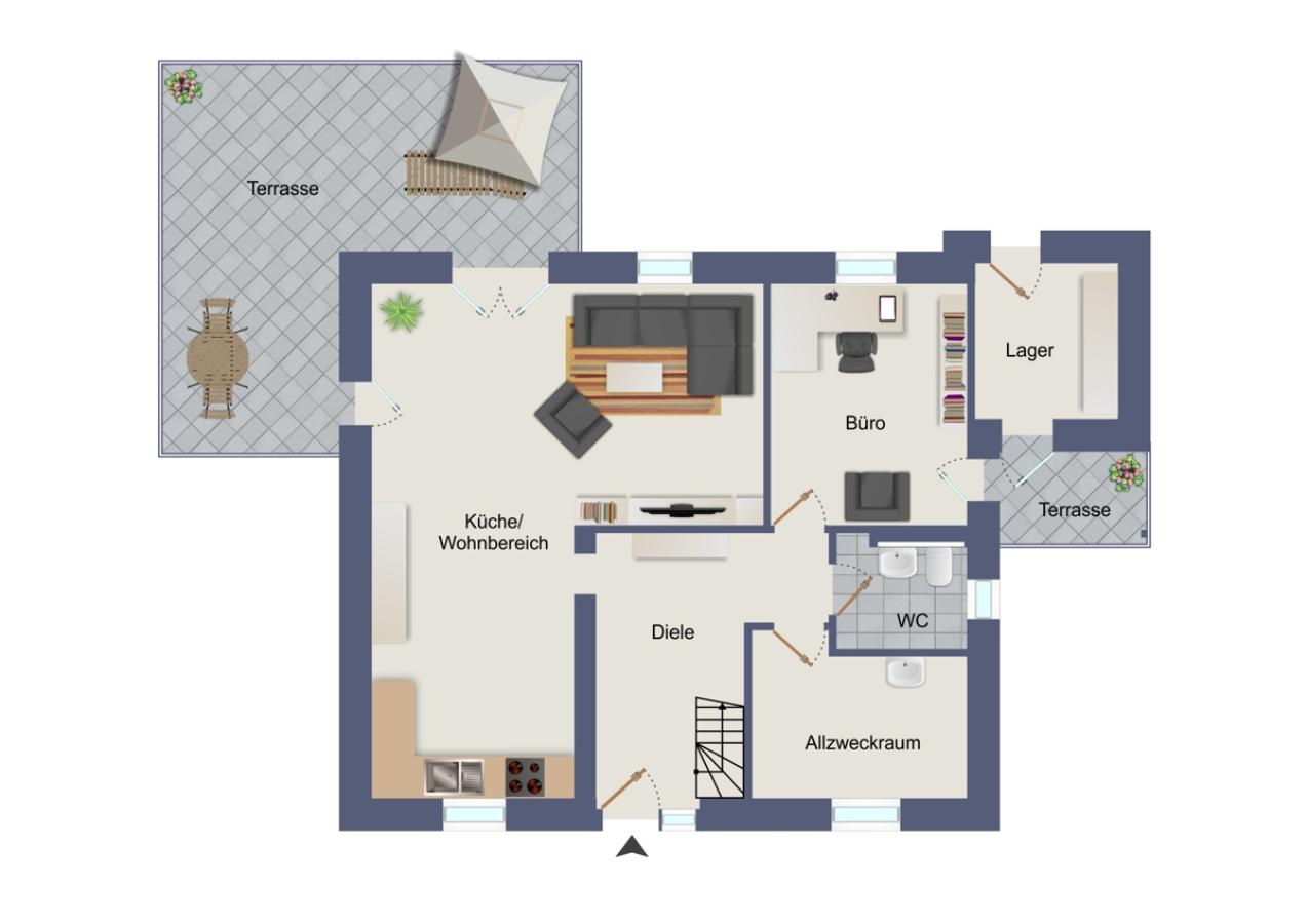 Grundriss EG