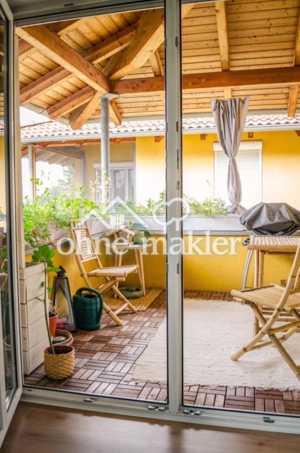 gemütlicher Balkon