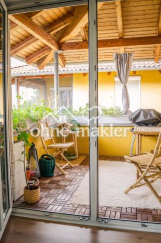 gemütlicher Balkon