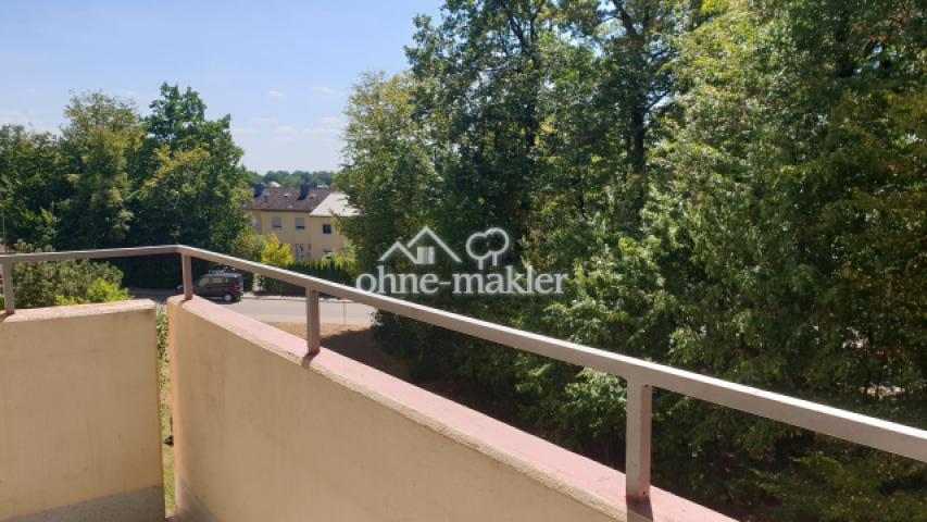 Blick vom Balkon