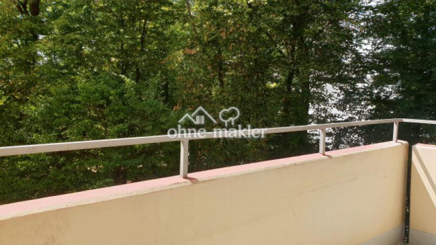Blick vom Balkon