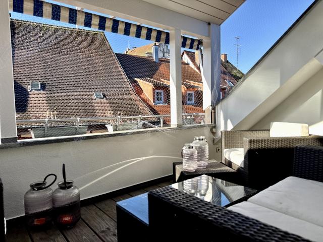 1. Dachgeschoss | Loggia Stadtblick