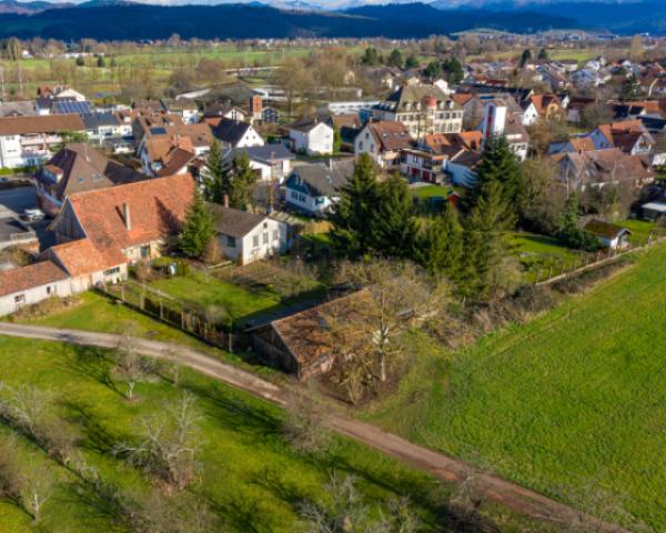 Blick von der Scheune