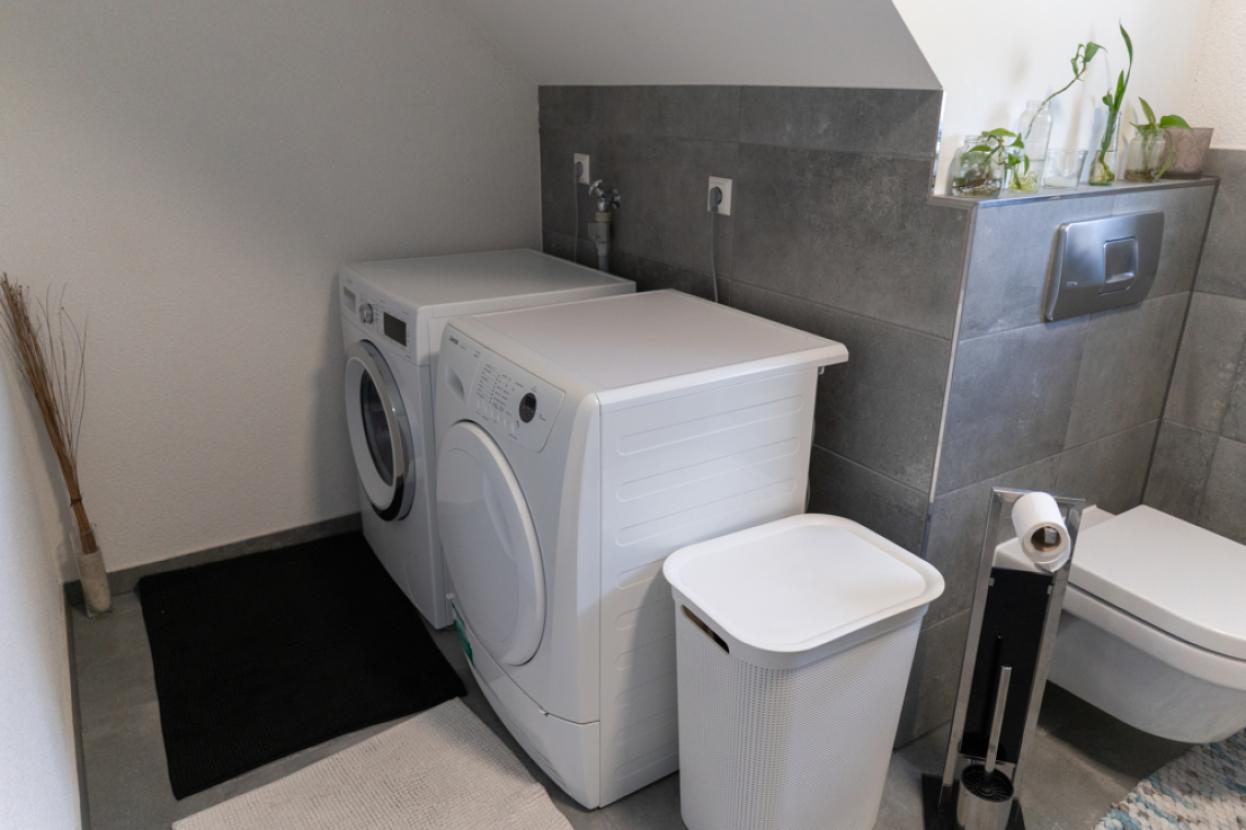 DG Dusche-WC-Nische Waschmaschine