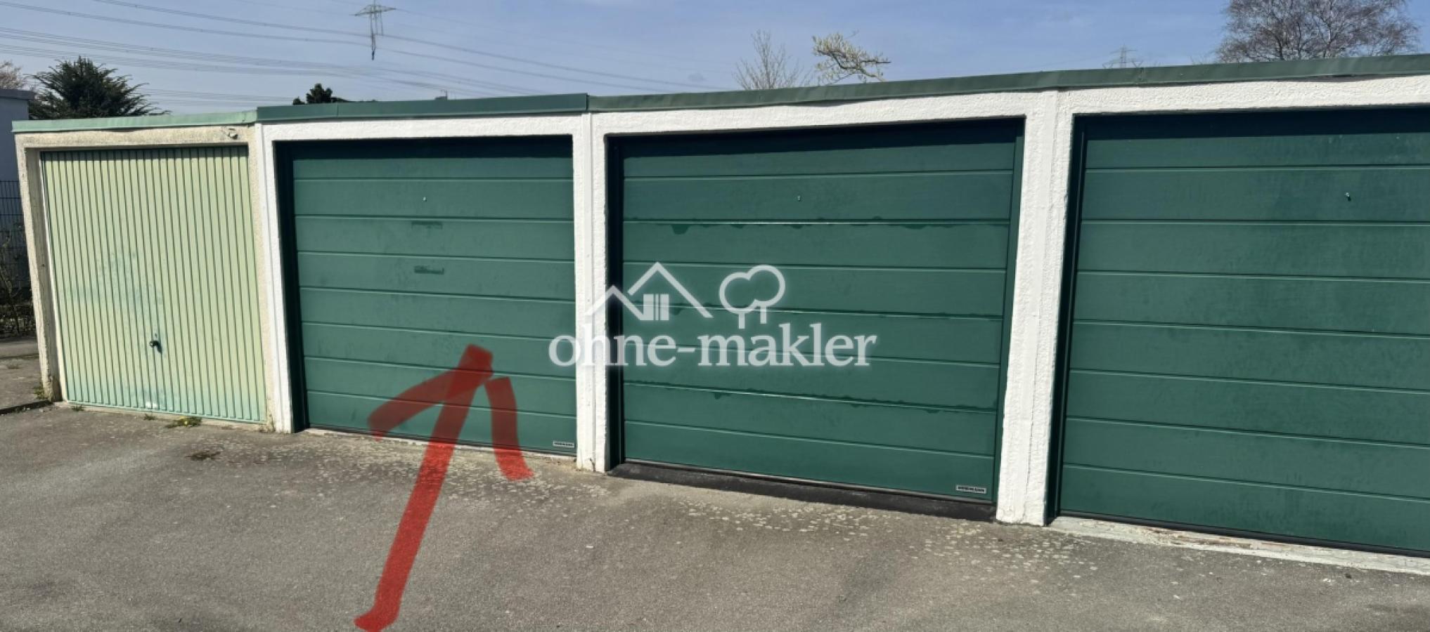 Einzelgarage Tor elektrisch