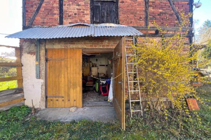 Garage in der hinteren Scheune