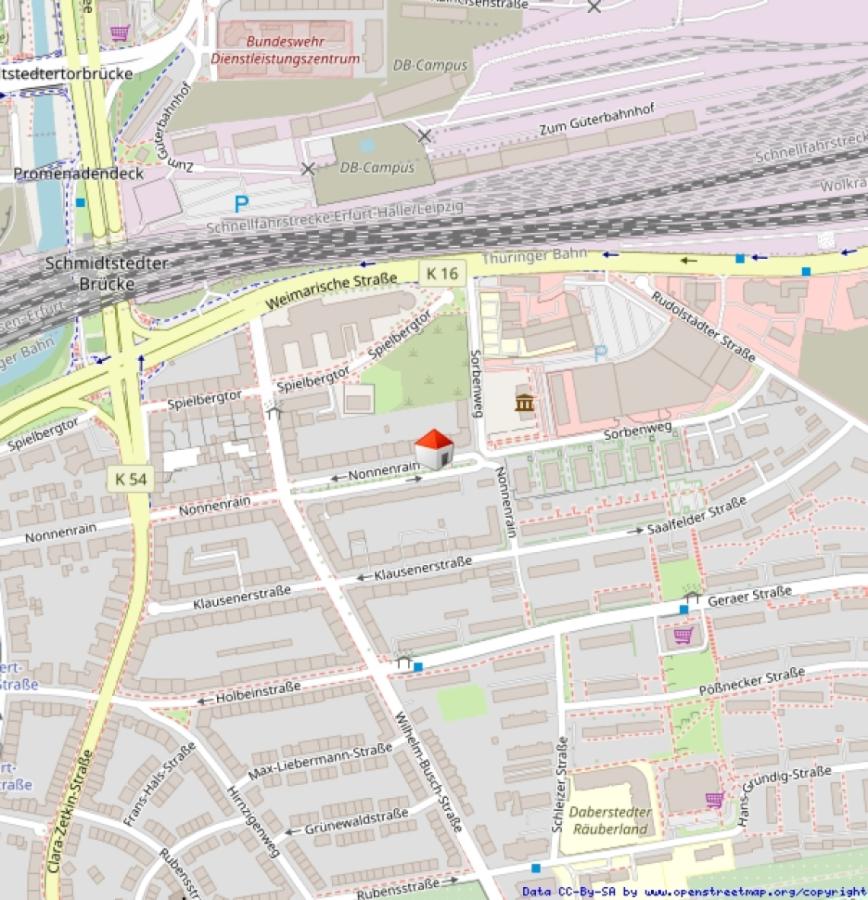 Nonnenrain 22 in 99099 Erfurt/ Daberstedt