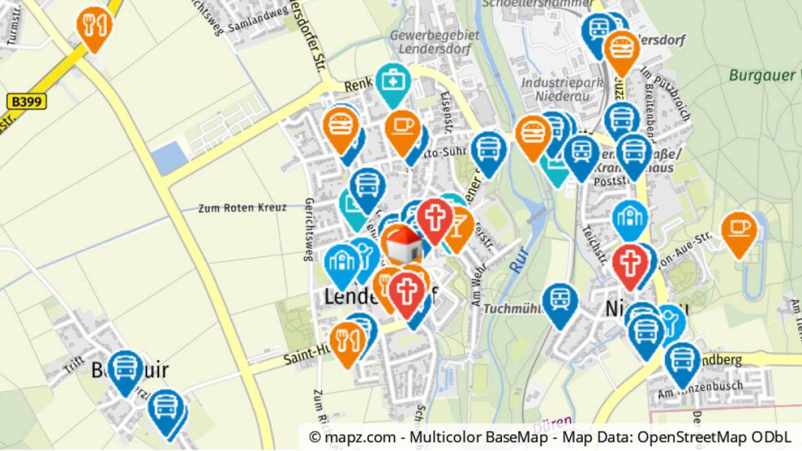 Karte und Lage