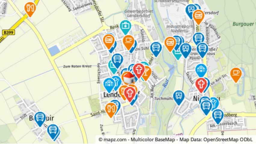 Karte und Lage