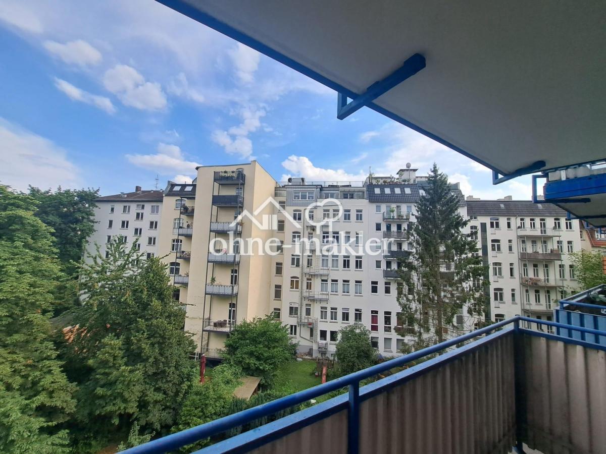 Blick vom Balkon