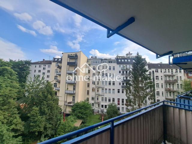 Blick vom Balkon