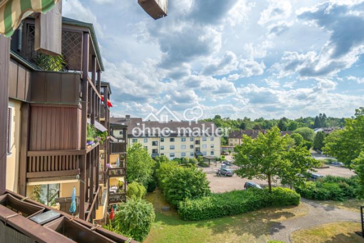 Blick aus dem Hinterhof