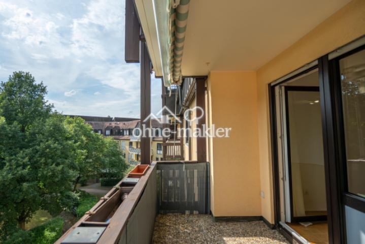 Balkon Wohnzimmer Grünanlage