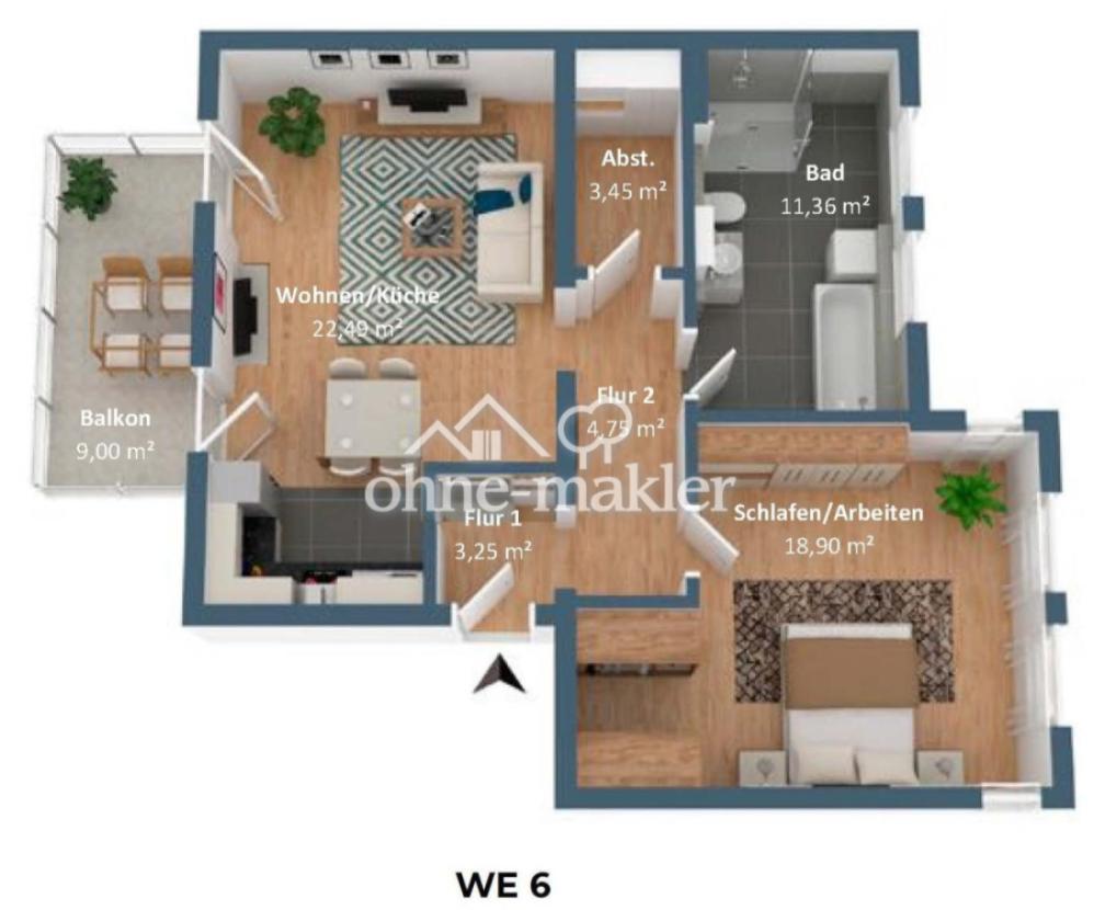 Wohnungsgrundriss