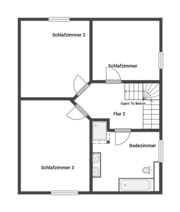 Grundriss Skizze 1.OG