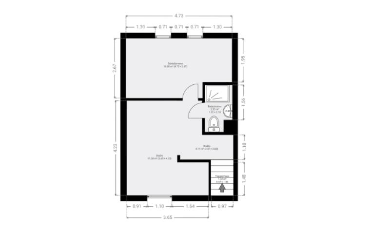 Grundriss Skizze 2.OG