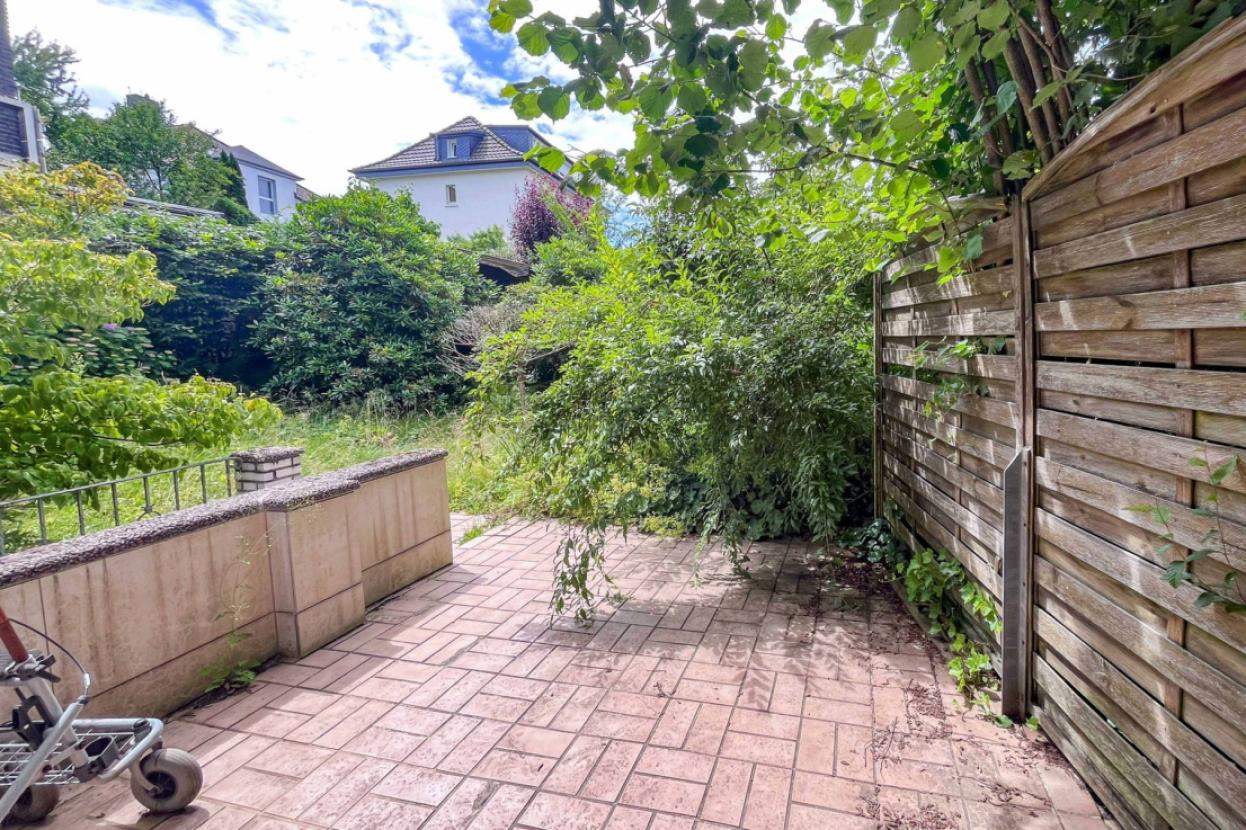 Terrasse vom Wohnzimmer