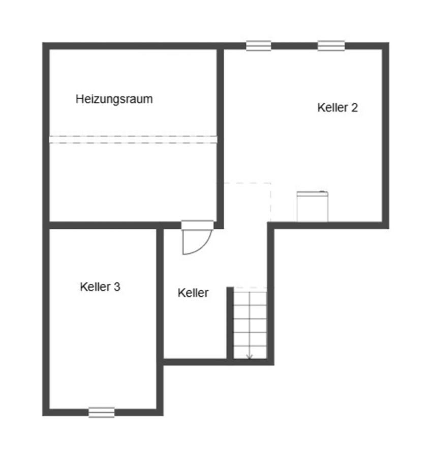 Grundriss Skizze UG